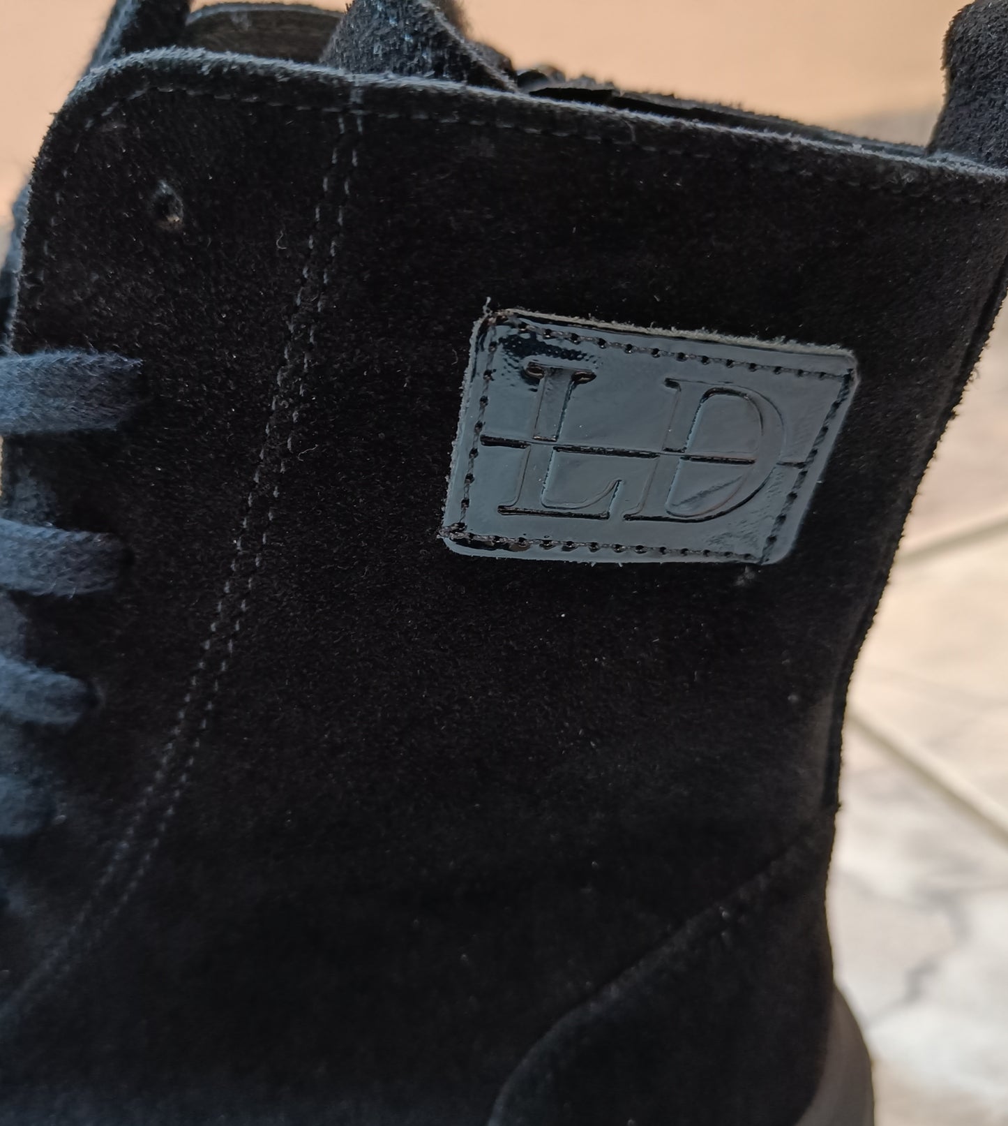 Ghete Velur Negri  Lux by Dessi