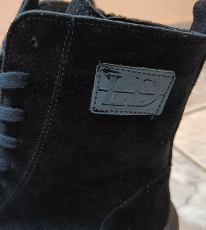 Ghete Velur Negri  Lux by Dessi