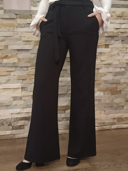 Pantaloni Office Negri Evazați