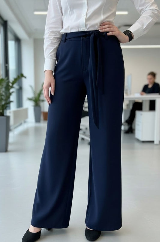 Pantaloni Office Evazați - Bluemarin