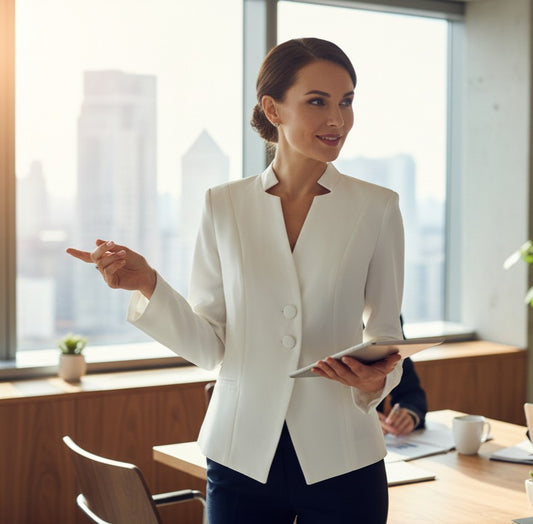 Sacou Cambrat cu Căptușeală Ivoar