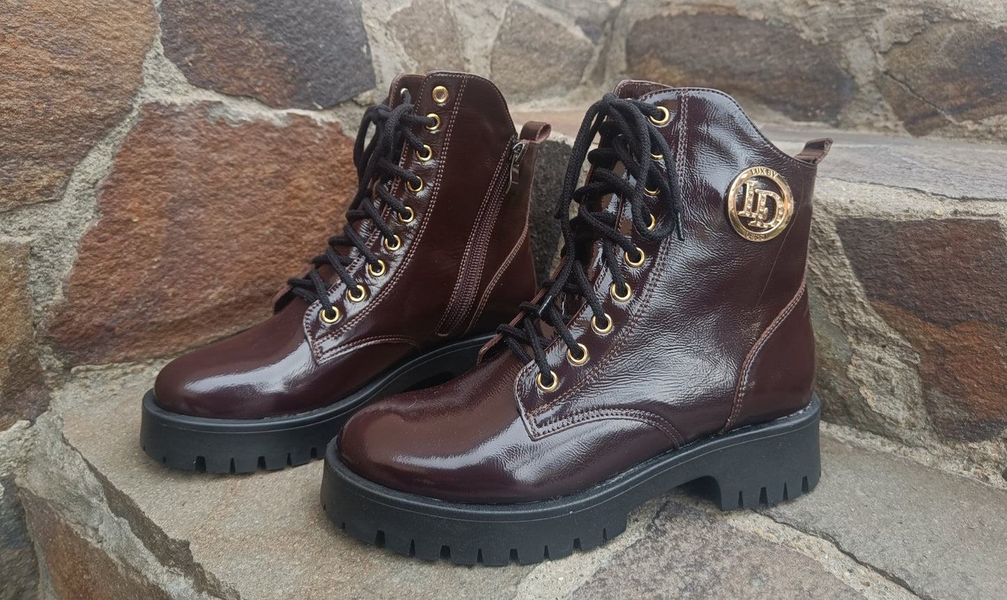 Ghete Lăcuiți Chocolate Lux by Dessi 4132